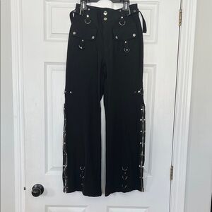 Wide leg statement pants